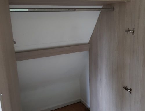 Do you have an angled back space where you would like a wardrobe fitted?