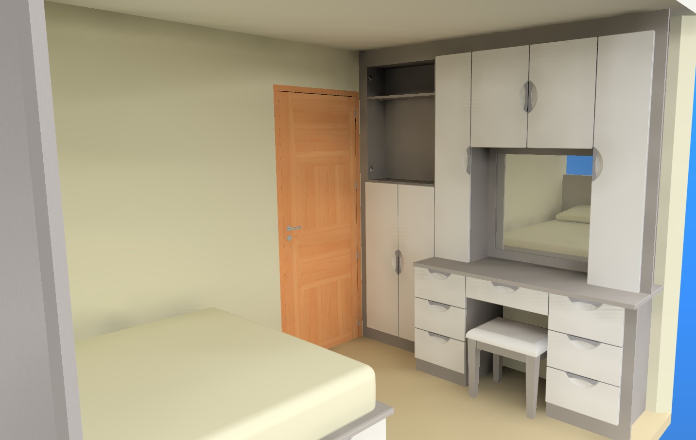 Chelsea Stevens master bedroom Dwg L1918 view 1